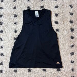 Adidas Black Sleeveless Top